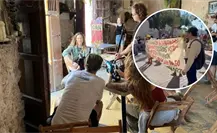 Choque de realidad y ficción: manifestantes complican grabaciones de película internacional