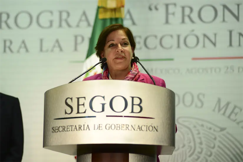 imagen recuadro Mercedes del Carmen Guillen Vicente. FOTO | SEGOB