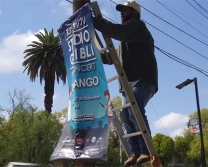 Así buscan disminuir el exceso de pendones en postes y estructuras de la ciudad de Durango