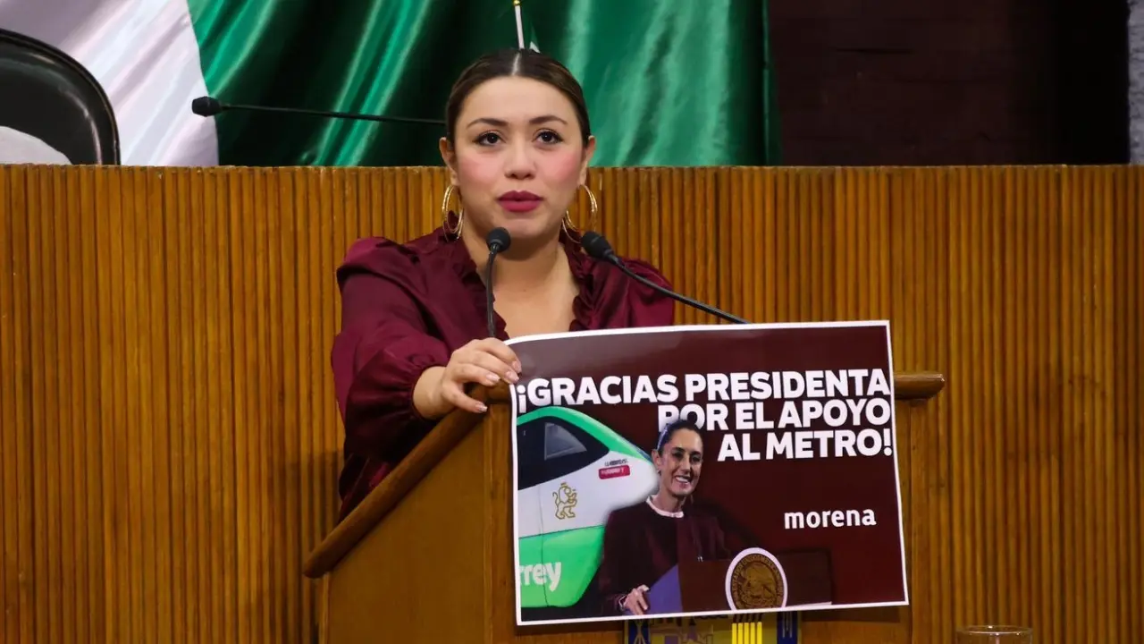 La diputada local por Morena, Anylú Bendición Hernández. Foto: Anylú Bendición