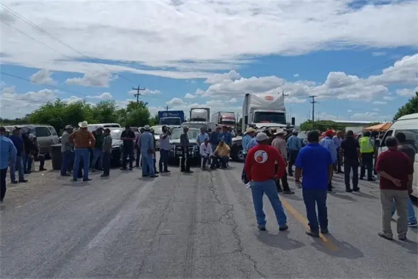 Protestas de productores del campo en el municipio de San Fernando | Foto: FB