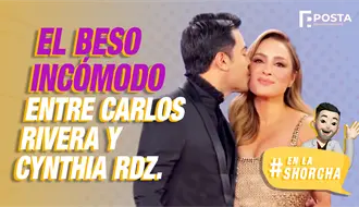 Le tapan el ojo al macho: Carlos Rivera y Cynthia Rodríguez no se besan jamás en público