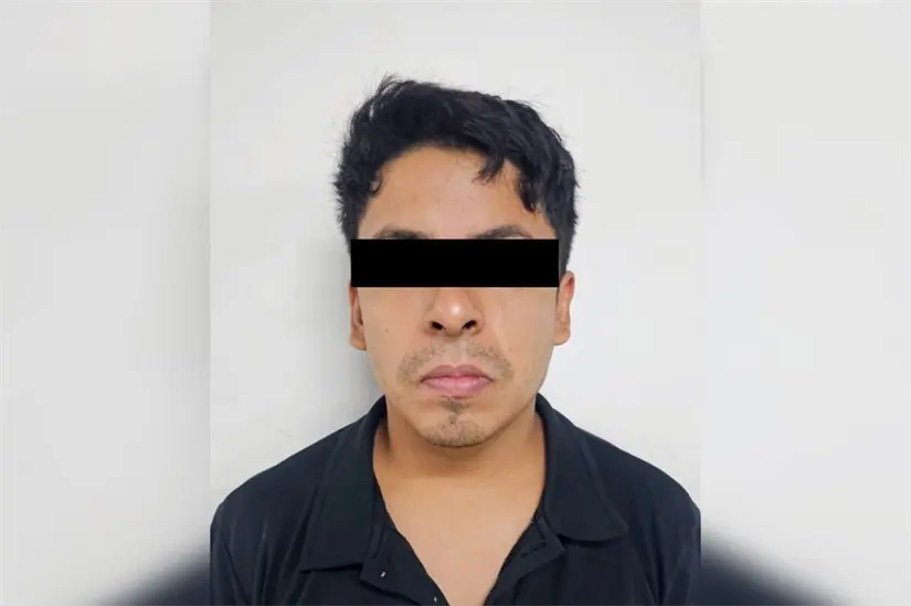 imagen recuadro Aldo “N”, de 30 años, por su presunta participación del triple homicidio. Foto: FGJNL