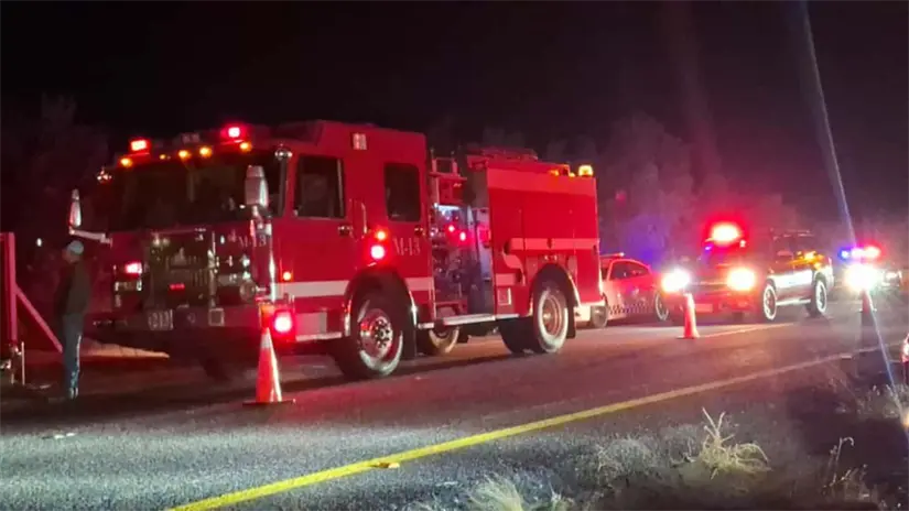 Accidente fatal en la salida al sur de La Paz. Foto: NBCS Noticias / Facebook