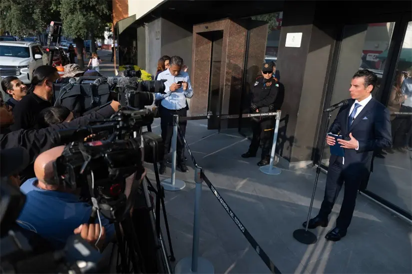 imagen recuadro El Secretario General de Gobierno, Miguel Ángel Flores Serna. Foto: Miguel Ángel Flores