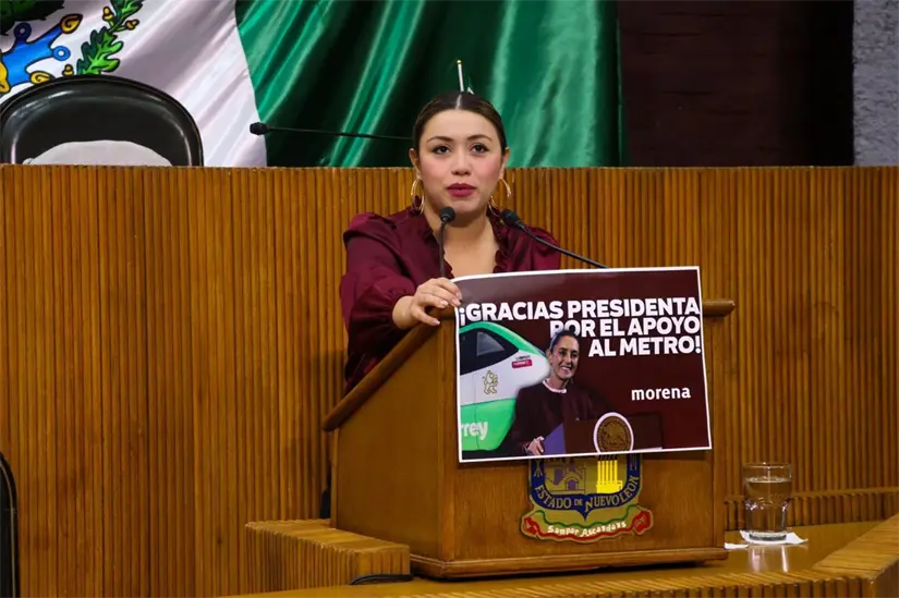 La diputada local por Morena, Anylú Bendición Hernández. Foto: Congreso de Nuevo León
