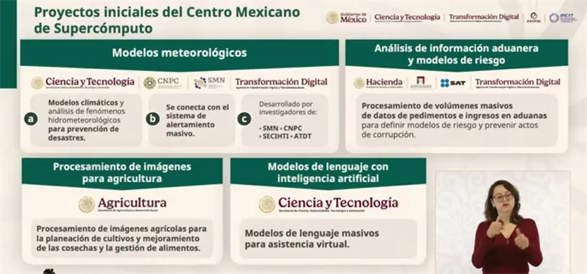 FOTO: Captura de pantalla |Con la Supercomputadora Nacional ayudará en diferentes procedimientos de México