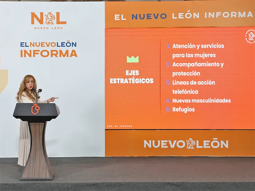 imagen recuadro La titular de la Secretaría de las Mujeres en Nuevo León, Graciela Buchanan. Foto: Gobierno de Nuevo León