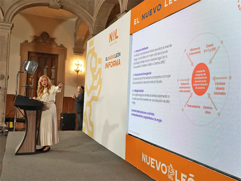 imagen recuadro La titular de la Secretaría de las Mujeres en Nuevo León, Graciela Buchanan. Foto: Gobierno de Nuevo León