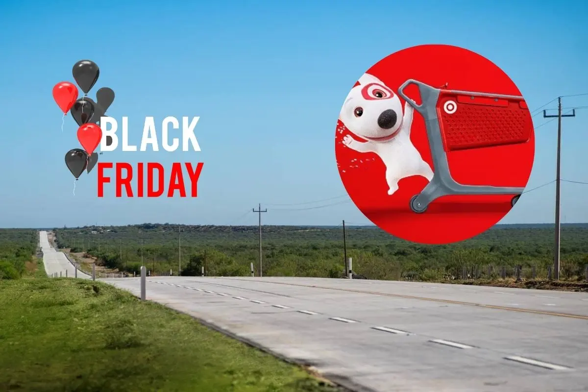 La carretera La Gloria-Colombia es la ruta a los grandes descuentos por Black Friday en Texas. Foto: Facebook Target Store Laredo / Canva