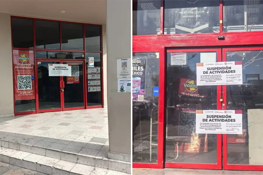 ¿Por qué suspendieron cuatro tiendas Waldos en La Paz? Esto dice Protección Civil