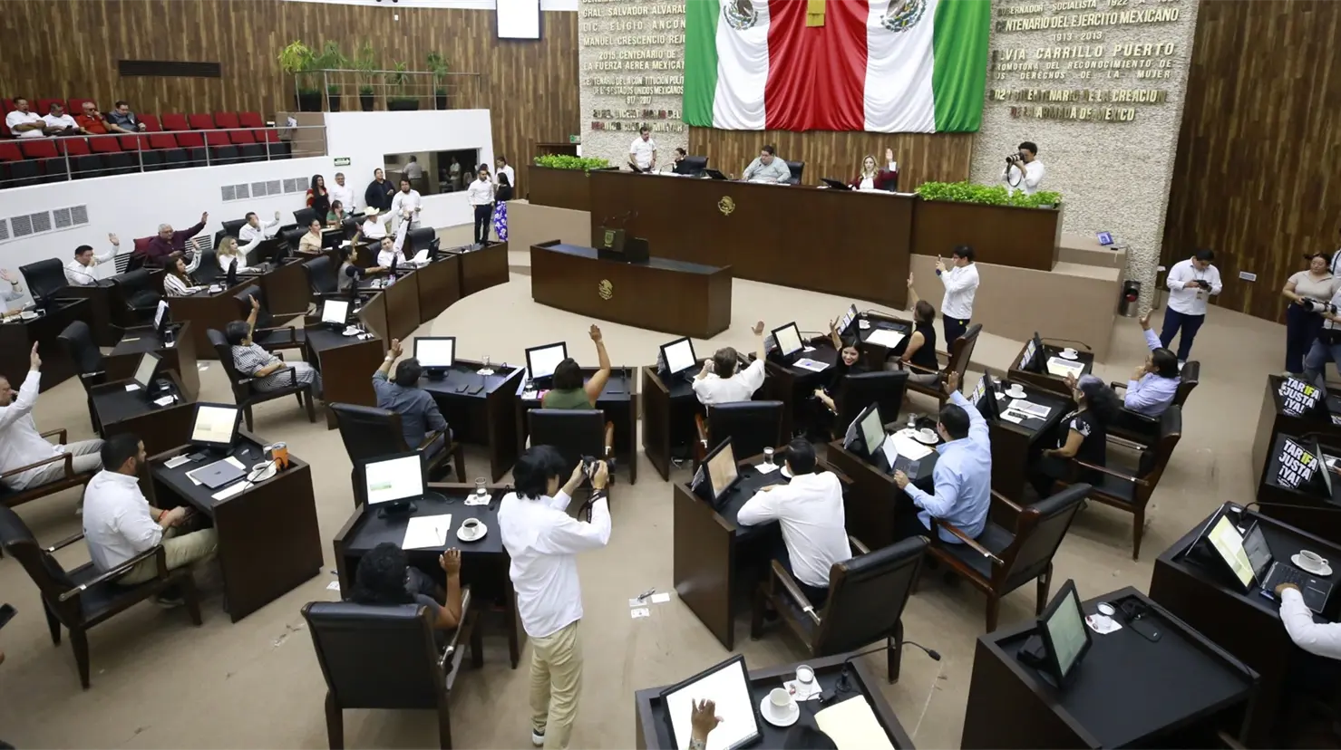 Diputados y diputadas votaron a favor de las reformas presentadas Foto: Cortesía