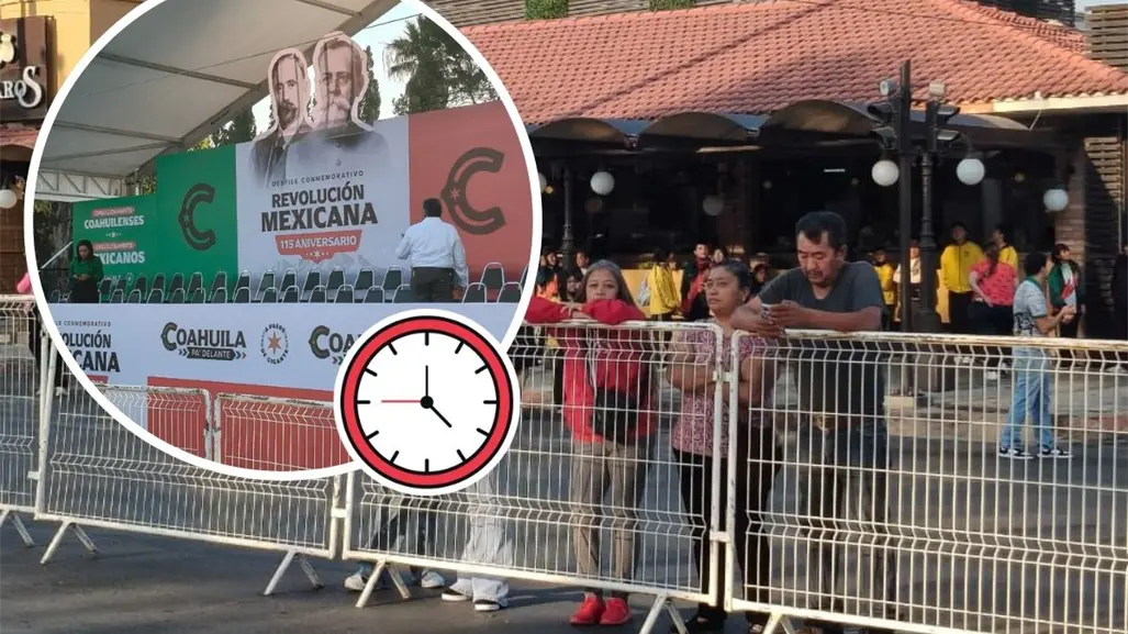 Desfile de la Revolución Mexicana: ¿a qué hora reabrirán las calles cerradas en Saltillo?