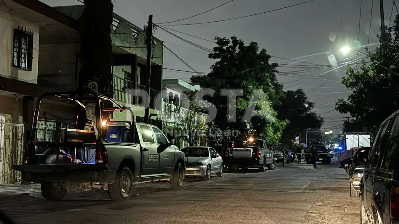 Autoridades resguardaron la zona donde ocurrió el ataque armado en Cañada Blanca Foto: POSTAMX