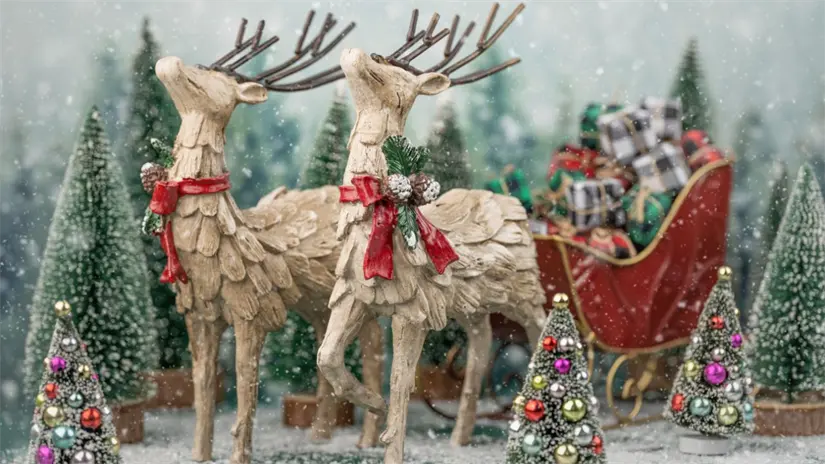 Imagen alusiva a una decoración navideña Foto: Canva