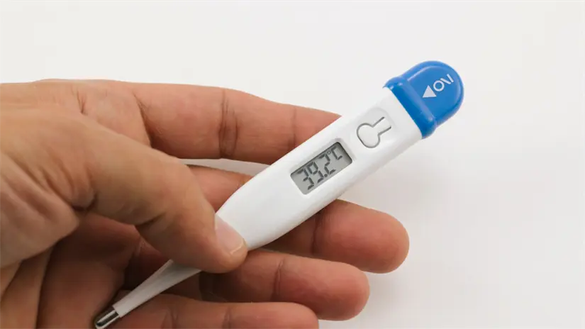 Mano con termómetro | Canva Pro