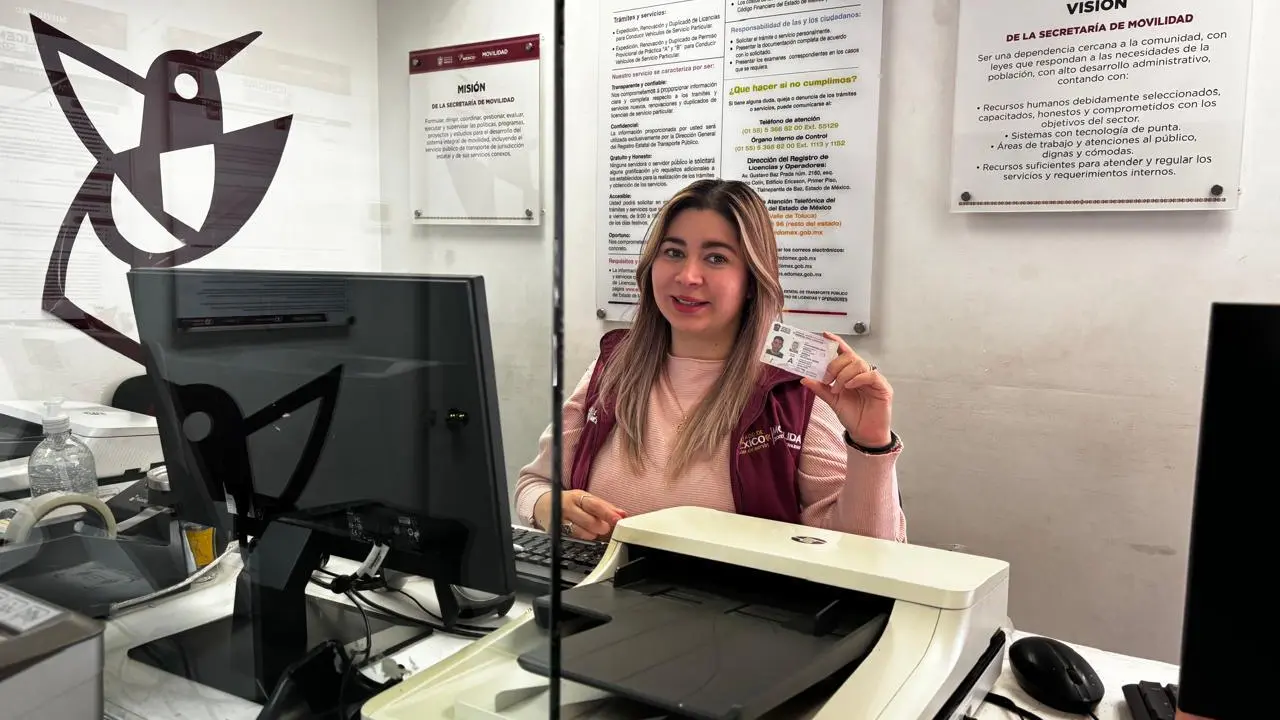 Cambios en la vigencia de la licencia de conducir en Edomex. | Foto: Secretaría de Movilidad
