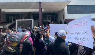Revocación de mandato en Nezahualcóyotl: policías municipales amenazan con integrarse a la marcha