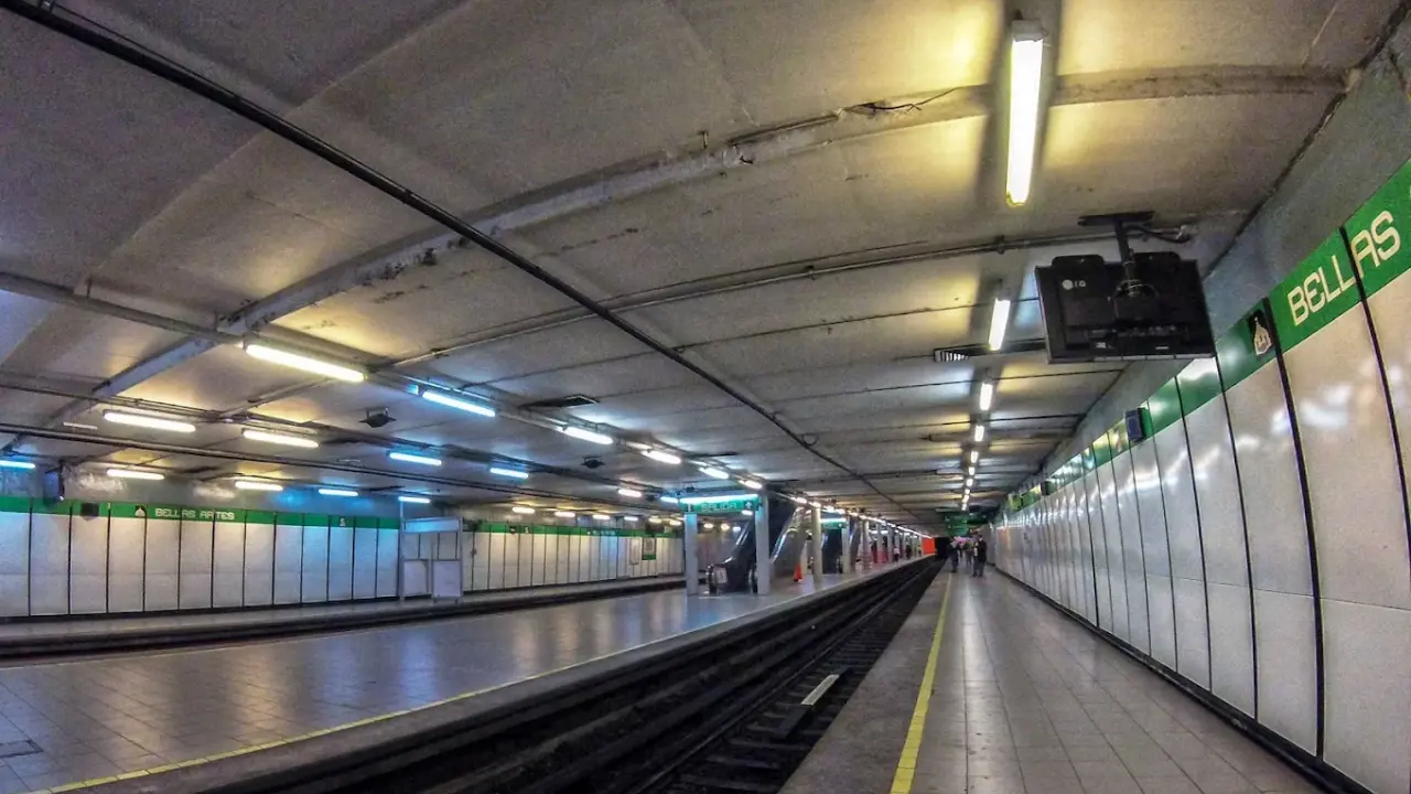 Estación del Metro Bellas Artes. Foto: Maps Carlos León