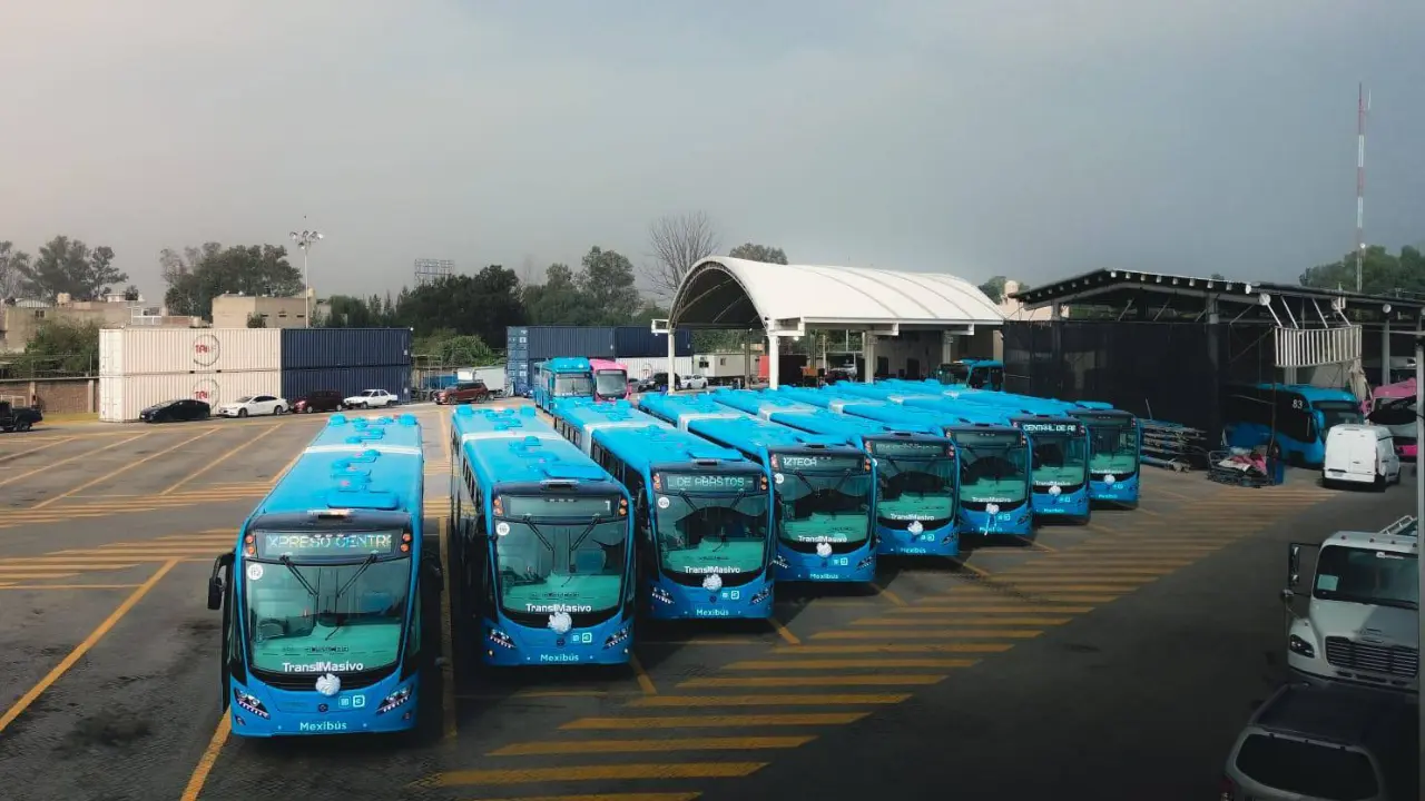 Nuevas unidades eléctricas para el Mexibús. | Foto: X (@DanielSibaja_)