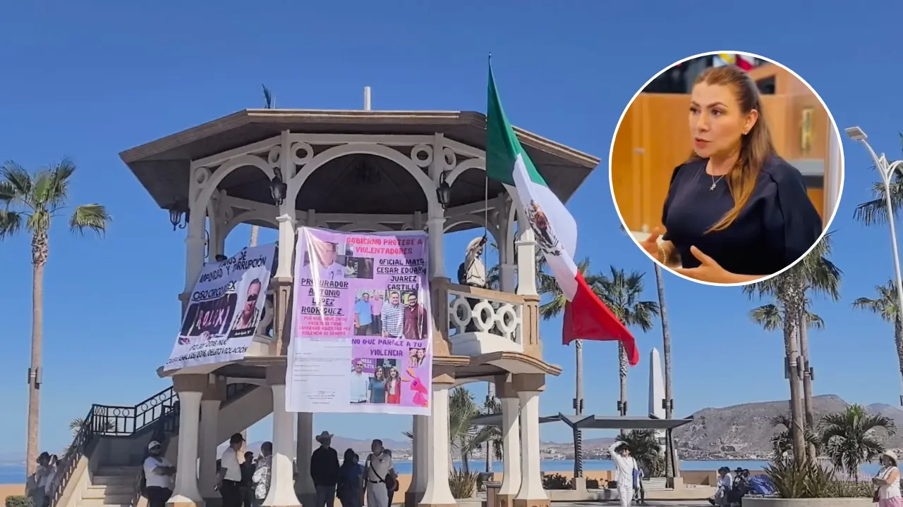 La diputada local acusó al Gobierno de intentar deslegitimar una expresión ciudadana nacida del hartazgo social. Foto: Rocío Casas / POSTA Baja California Sur | Lupita Saldaña / Facebook.