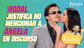 Nodal reveló por qué no mencionó a Ángela en los Grammy: “He estado muy cansado”