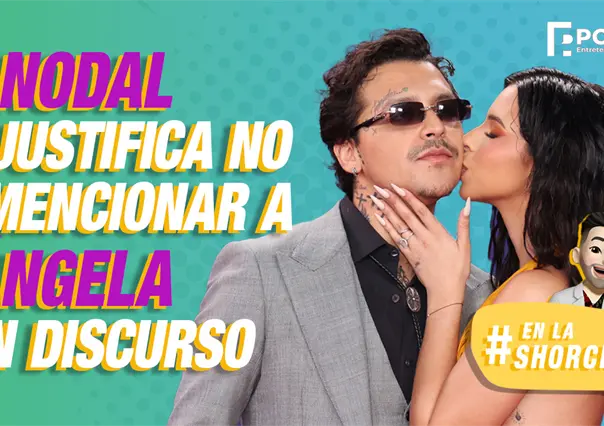 Nodal reveló por qué no mencionó a Ángela en los Grammy: "He estado muy cansado"