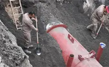 Avanza cierre de zanja en avenida López Mateos tras mega fuga en Guadalupe