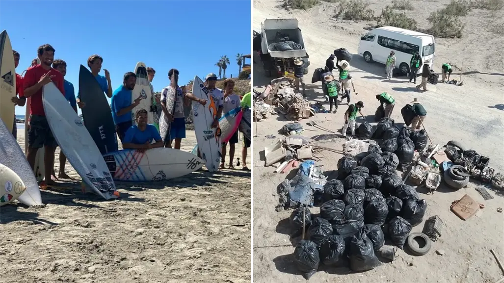 Cero Basura BCS aplicará su estrategia "cero residuos" en el Surf Open Cerritos 2025