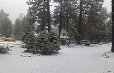 Frente frío 15 en Baja California: Conagua prevé caída de nieve y aguanieve en sierras del estado