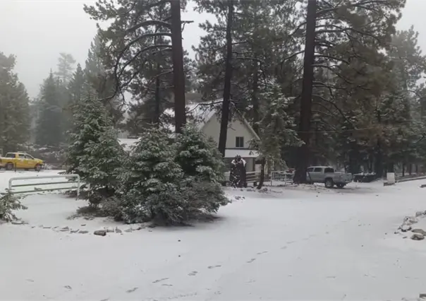 Frente frío 15 en Baja California: Conagua prevé caída de nieve y aguanieve en sierras del estado