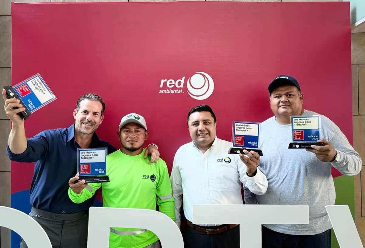 Red Ambiental fue certificada por segundo año con el Great Place to Work. Foto: Red Ambiental