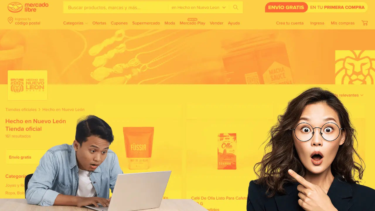 Dentro de la plataforma existe un espacio dedicado exclusivamente a los productos que forman parte del programa Hecho en Nuevo León. Foto: Canva.