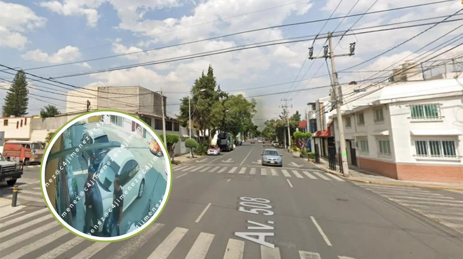 2da sección de San Juan de Aragón y agresión a adulto mayor en la GAM. Foto: Googles Maps y C4 Jiménez | Canva