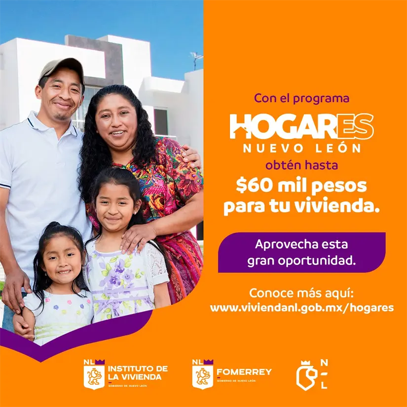 imagen recuadro Publicidad de Facebook del programa Ayudamos a tu Hogar en Nuevo León. Foto: Facebook Fomerrey