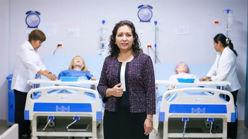 Directora de la Facultad de Enfermería, María Guadalupe Moreno Monsiváis. Foto. UANL.