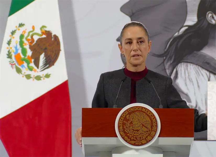 Claudia Sheinbaum en conferencia de prensa del 21 de noviembre. Captura de pantalla: YouTube (Claudia Sheinbaum)