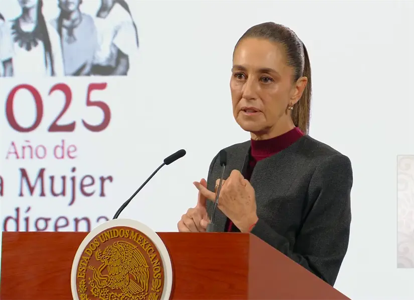 Claudia Sheinbaum en conferencia de prensa del 21 de noviembre. Captura de pantalla: YouTube (Claudia Sheinbaum)