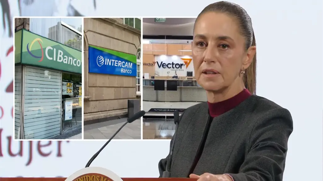 Claudia Sheinbaum descarta vínculos de CIBanco, Intercam y Vector con lavado de dinero