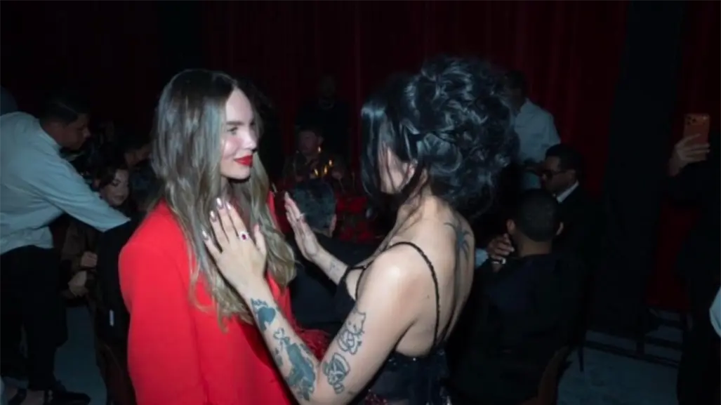 Belinda y Cazzu derriban rumores de rivalidad y se abrazan en público; así fue el momento ¡VIDEO!