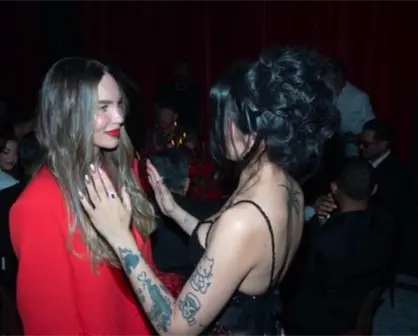 Belinda y Cazzu derriban rumores de rivalidad y se abrazan en público; así fue el momento ¡VIDEO!