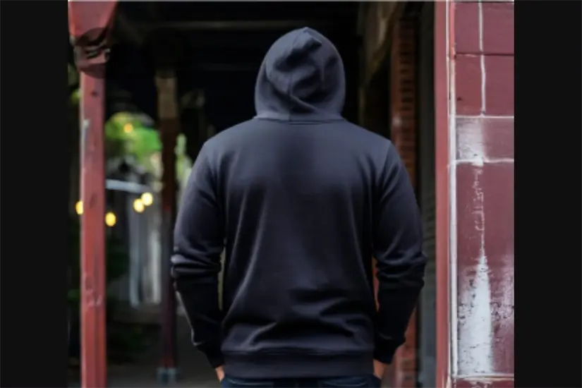 imagen recuadro El joven llevaba puesto sudadera negra con capucha, camisa beige y pantalones vaqueros azules | Foto: Freepik