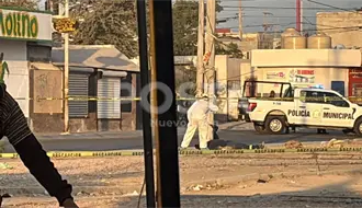 Hombre es asesinado de un balazo en el rostro en una plaza pública de García