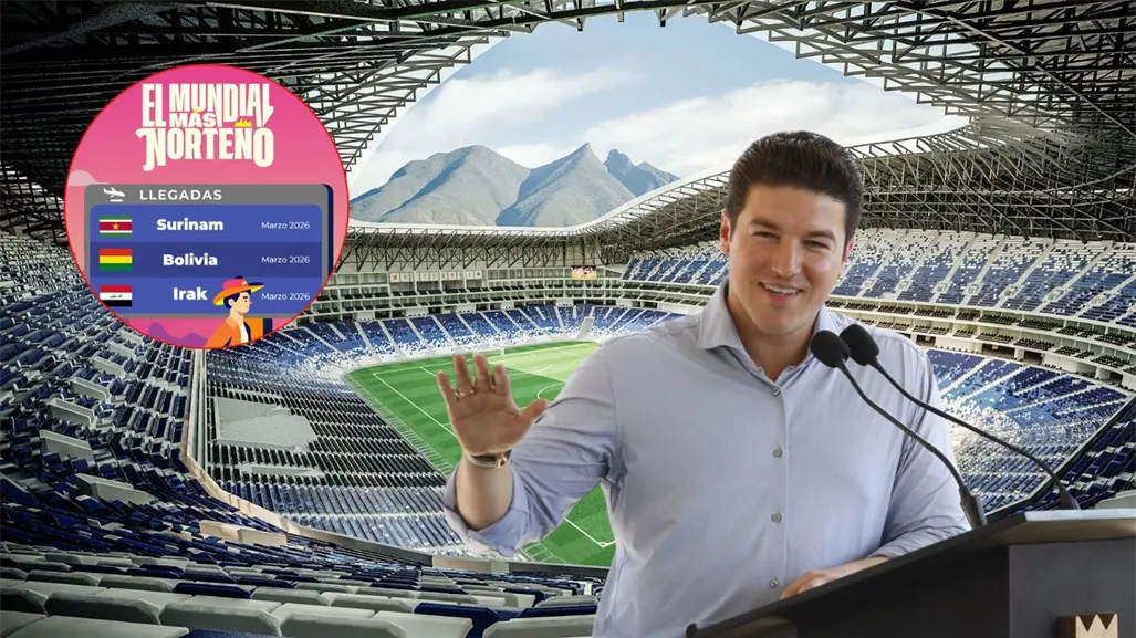 Mundial 2026 en Nuevo León: Samuel García da la bienvenida a Bolivia, Surinam e Irak