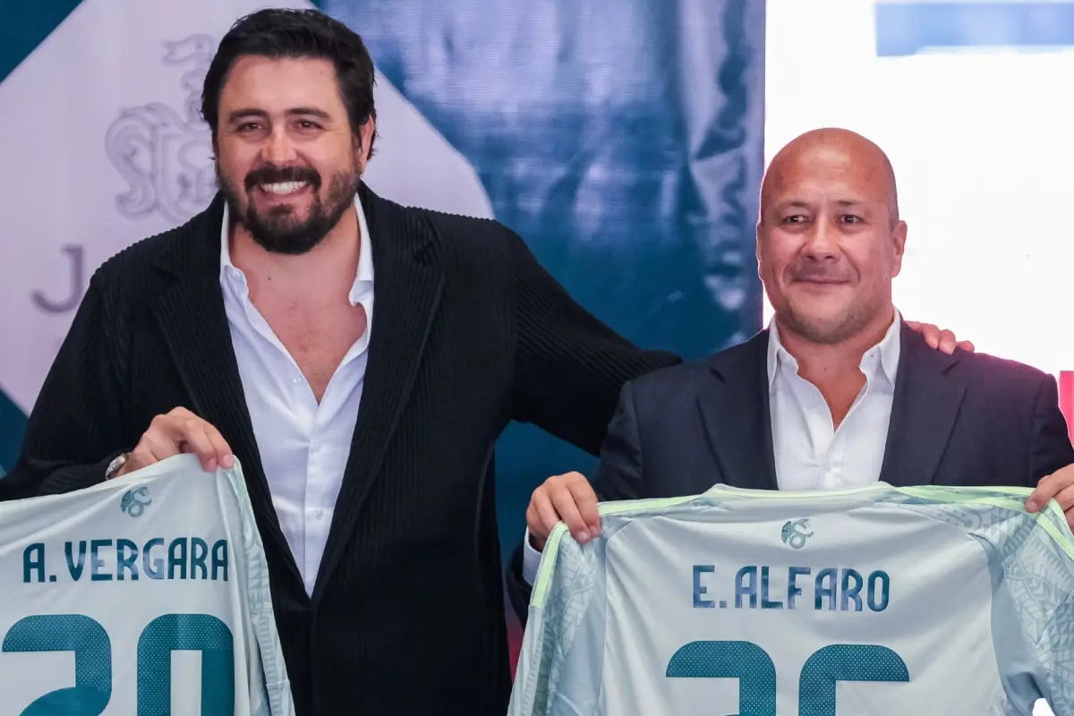 Amaury Vergara y Enrique Alfaro Foto: X(Twitter) @EnriqueAlfaroR