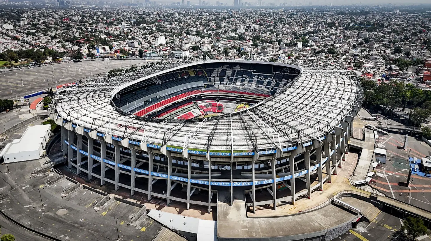Estadio Azteca en CDMX. Foto: Google Maps | Canva