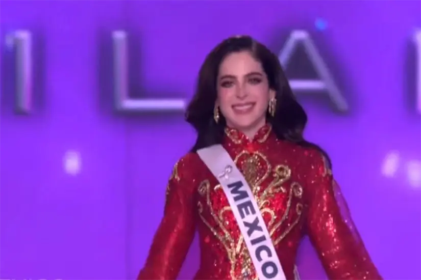 Fatima Bosch en Miss Universo. Foto: POSTACDMX