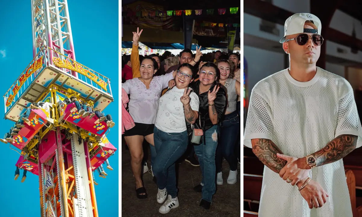 Cartelera de la Feria Yucatán Xmatkuil 2025 el viernes 21 de noviembre Foto: Feria Yucatán/Wisin