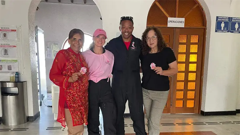 Piloto y copiloto del avión imagen recuadro