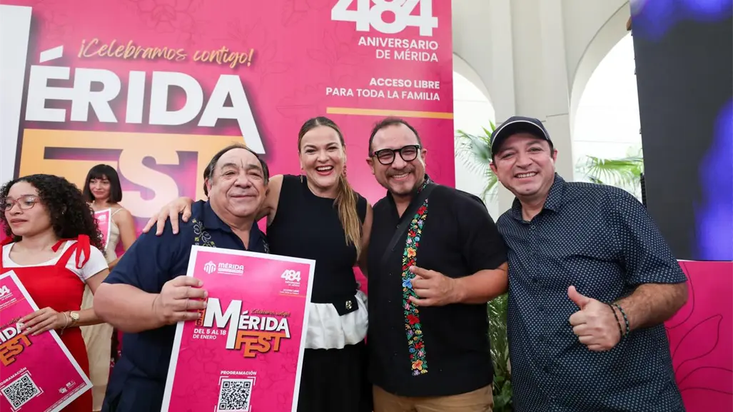 Mérida Fest 2026: presentan cartelera para celebrar los 484 años de la ciudad